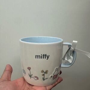 Miffy Floral Mug with Ribbon by magenta